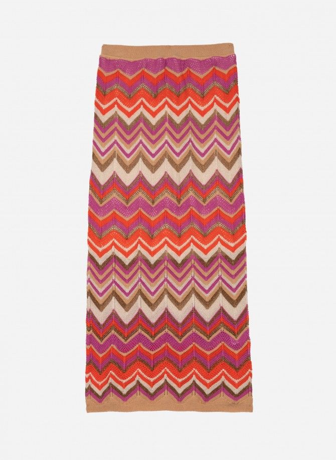 Midi tube skirt in knitwear LAJUPA Ange - 6