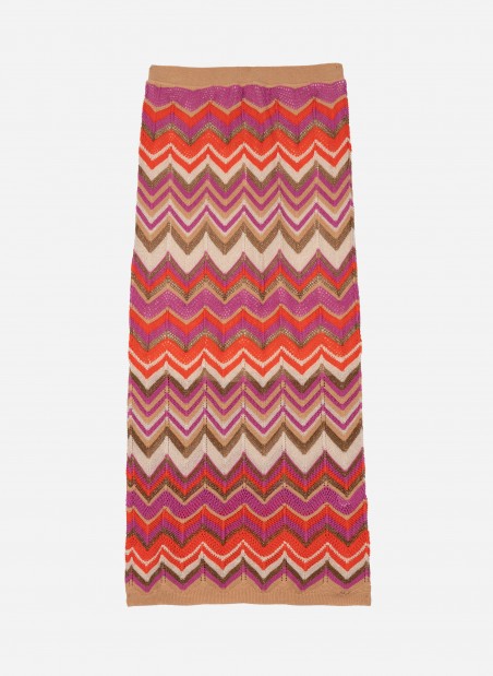 Midi tube skirt in knitwear LAJUPA Ange - 6