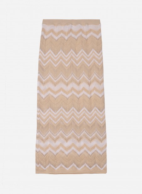 Midi tube skirt in knitwear LAJUPA Ange - 12