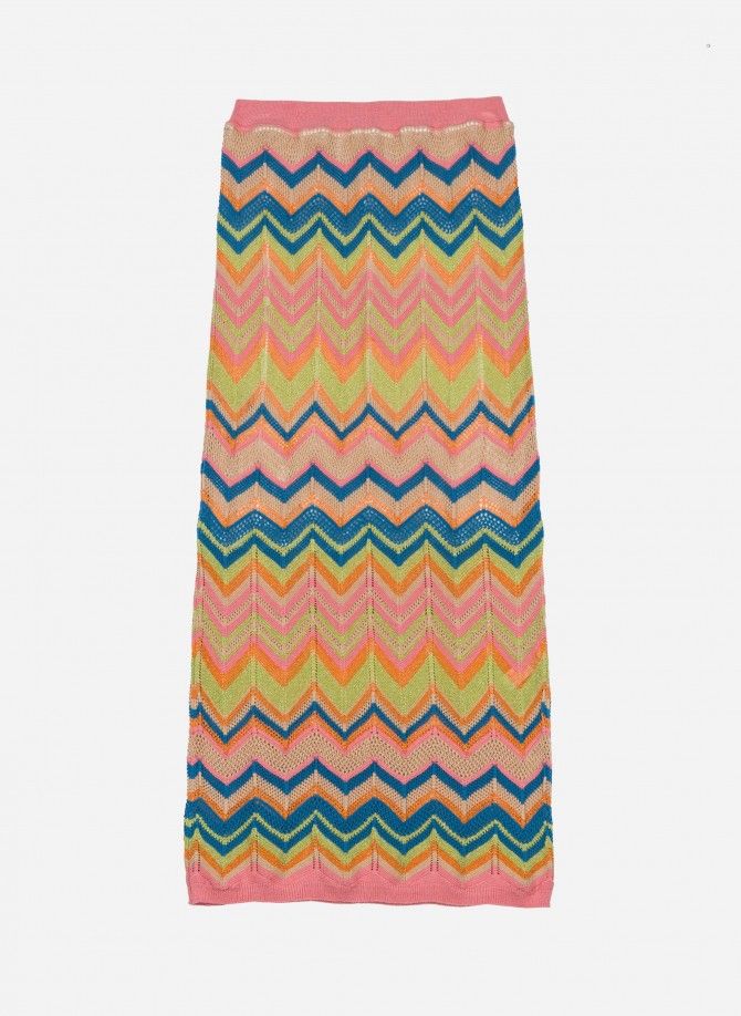 Midi tube skirt in knitwear LAJUPA Ange - 11