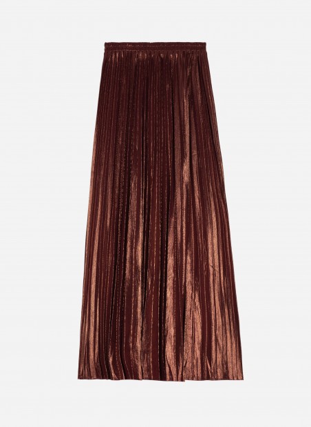 Long iridescent pleated skirt JUSTINA Ange - 20