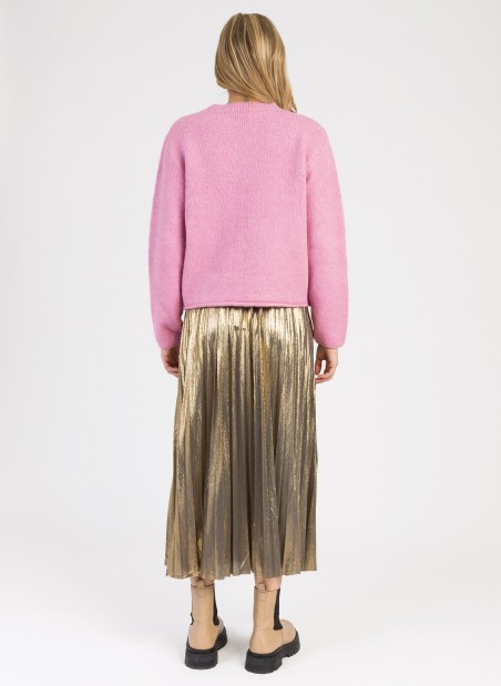 Long iridescent pleated skirt JUSTINA Ange - 18