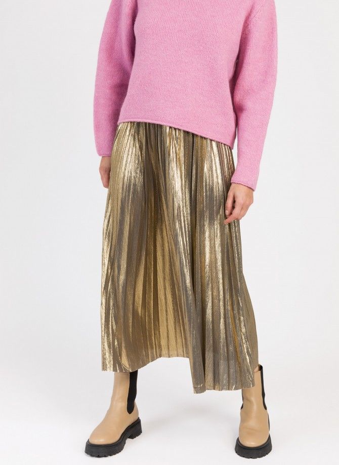 Long iridescent pleated skirt JUSTINA Ange - 16