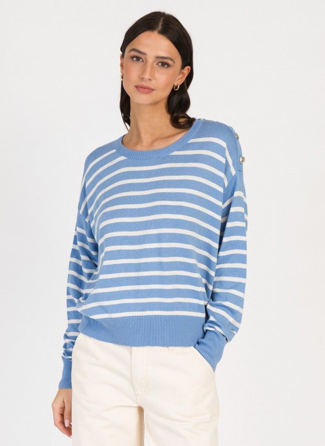 VANYA buttoned sailor sweater