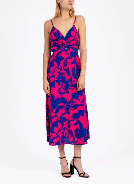 MERIKA printed cocktail midi dress  - 10