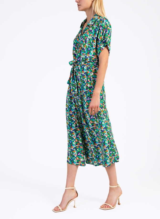 Printed shirt midi dress MILIANE Ange - 17