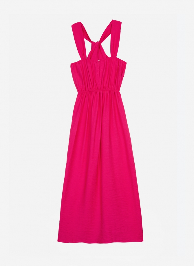 Plain and strapless midi dress MUGUITE  - 6