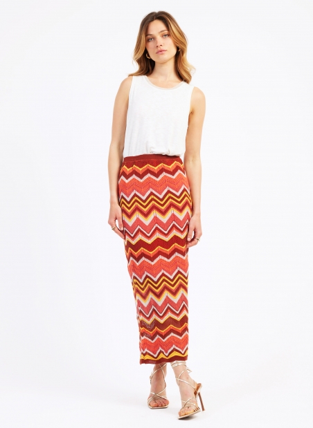 Knitted midi skirt LAJUPA Ange - 11