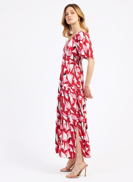 Printed backless maxi dress OTIBO Ange - 31