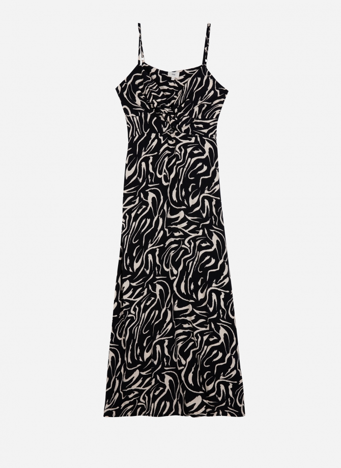 MERIKA printed cocktail midi dress  - 1