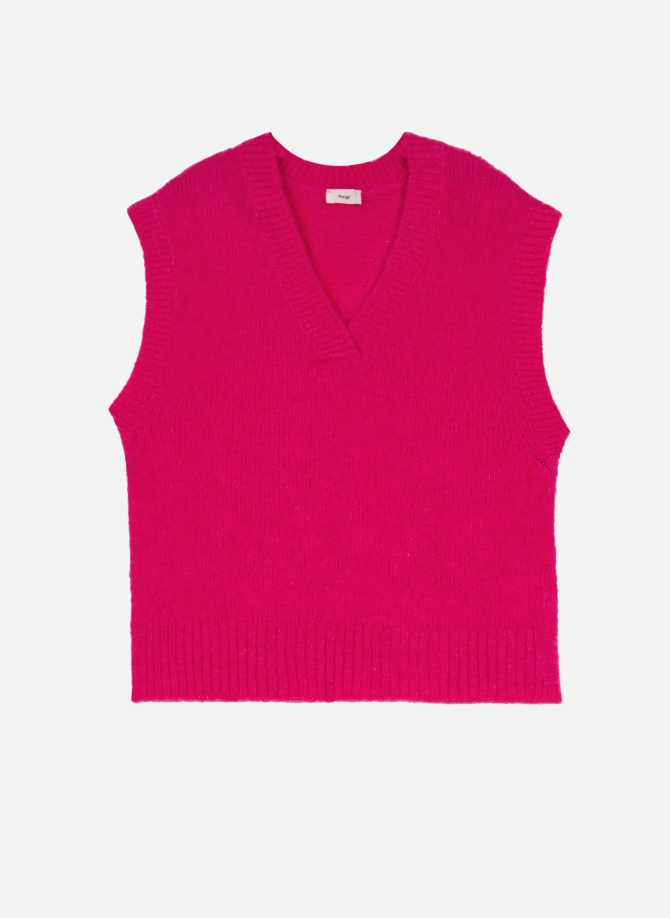 LEATRICE sleeveless knit sweater  - 3