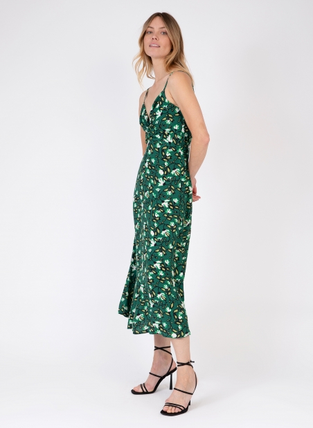 MERIKA printed cocktail midi dress  - 2