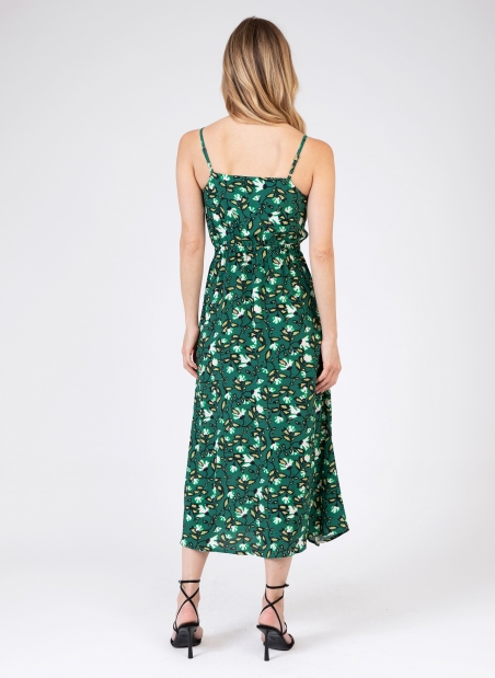 MERIKA printed cocktail midi dress  - 3