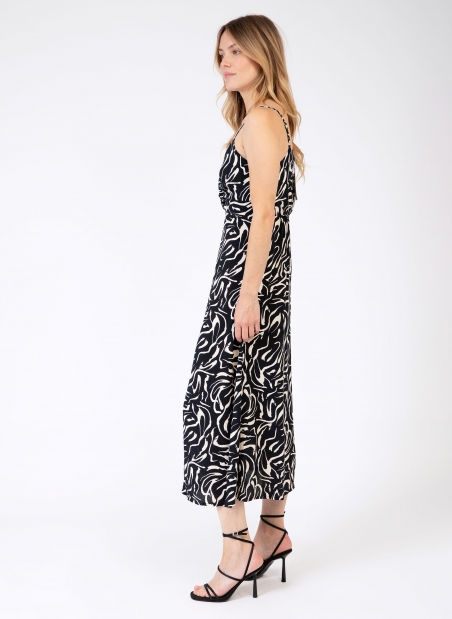 MERIKA printed cocktail midi dress  - 7