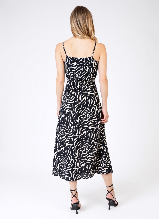 MERIKA printed cocktail midi dress  - 8