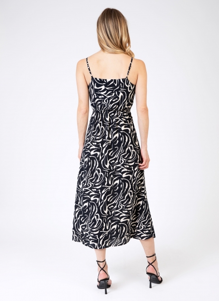 MERIKA printed cocktail midi dress  - 8