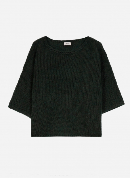 Loose-fitting knitted sweater LABANA  - 3