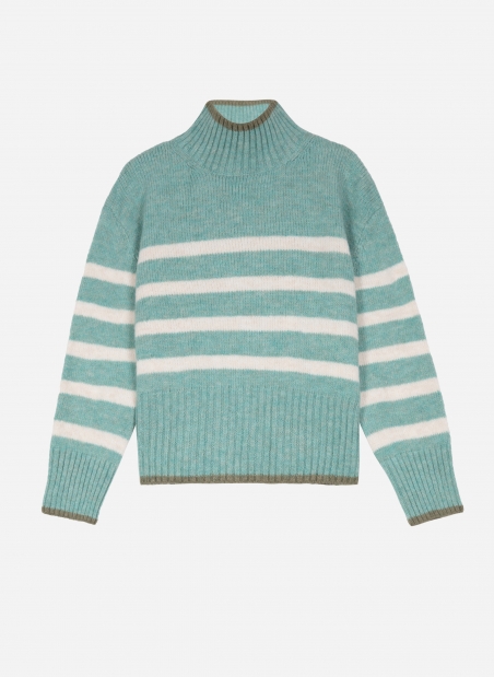 LEROLI cocooning knit striped sweater  - 4