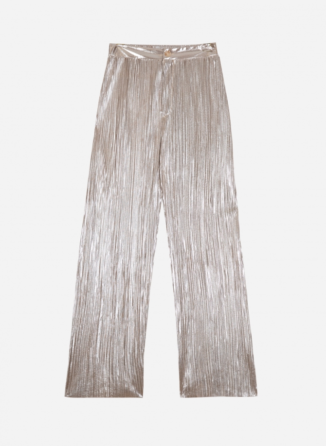 PHARELY iridescent pleated pants  - 3