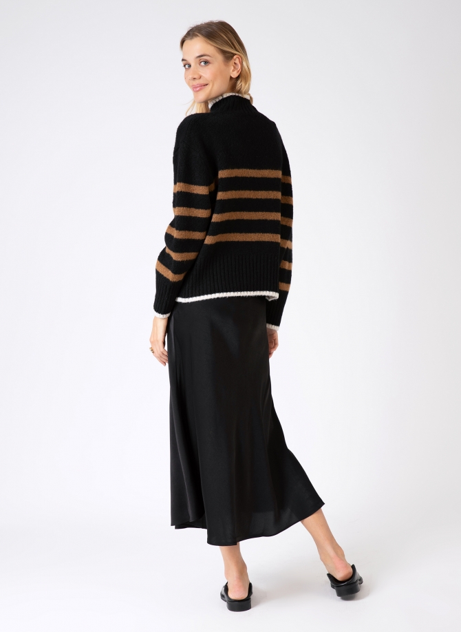 Striped cocoon sweater LEROLI A  - 9