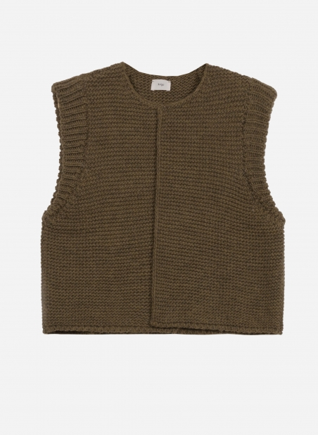 LEGRINGOU sleeveless knitted cardigan  - 6