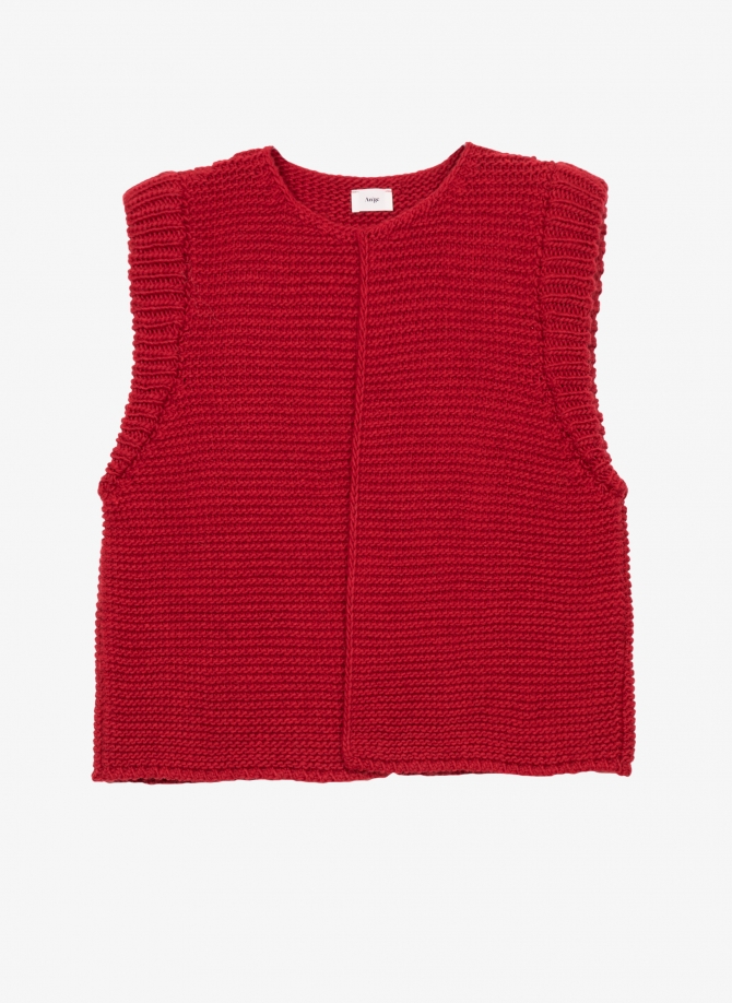 LEGRINGOU sleeveless knitted cardigan  - 9