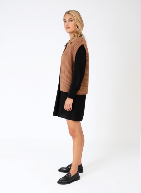 LEGRINGOU sleeveless knitted cardigan  - 13