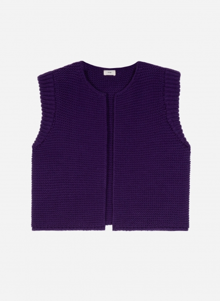 LEGRINGOU sleeveless knitted cardigan  - 29