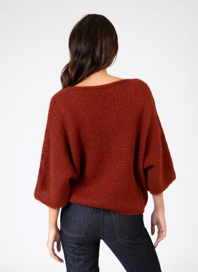 Loose-fitting knitted sweater LABANA  - 18