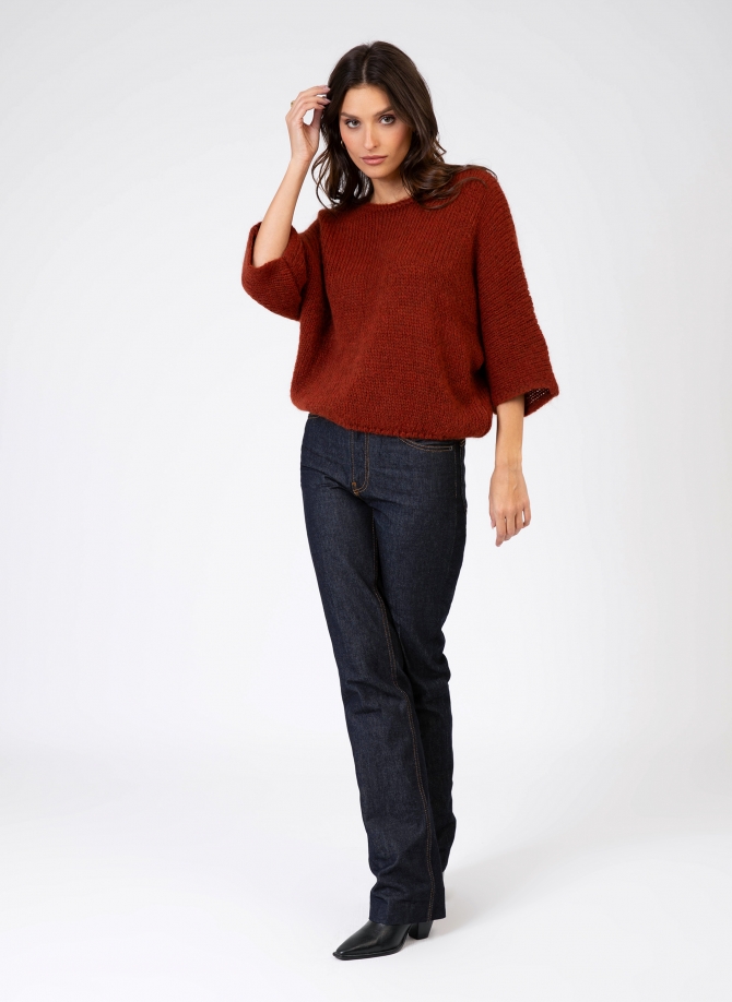 Loose-fitting knitted sweater LABANA  - 15