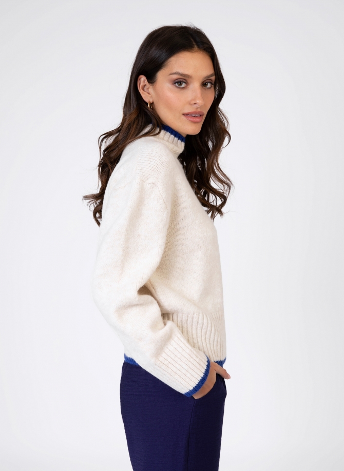 Pull cocooning en maille LEROLANA  - 14