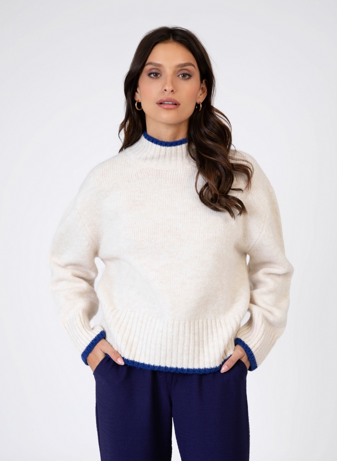 Pull cocooning en maille LEROLANA  - 12