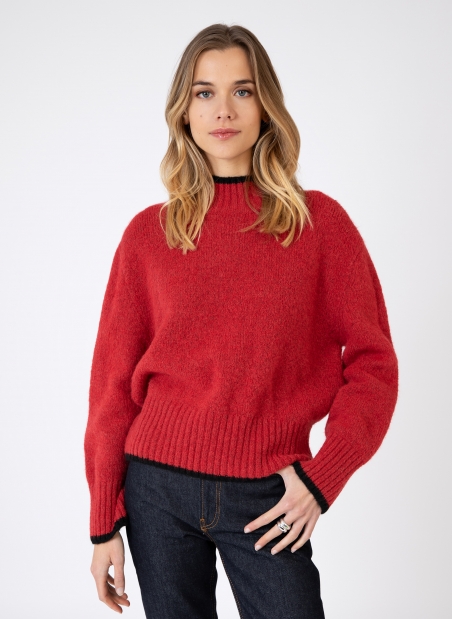 Pull cocooning en maille LEROLANA  - 36