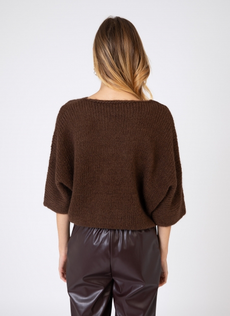 Loose-fitting knitted sweater LABANA  - 28