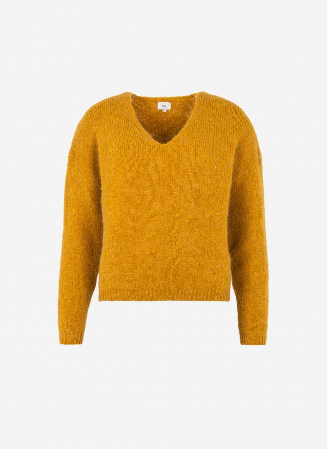 Short V-neck sweater LENOELA