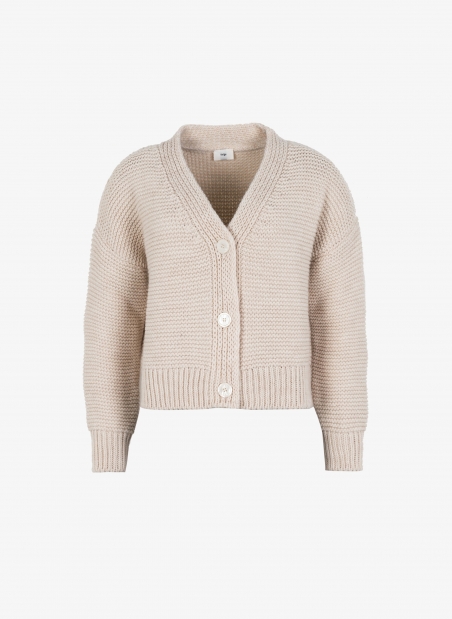 Buttoned knitted cardigan LEFLEURY  - 2