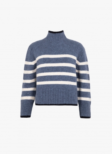 LEROLI cocooning knit striped sweater  - 18