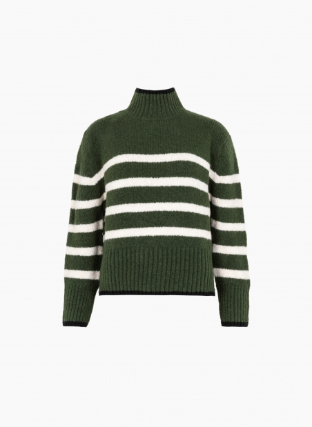 LEROLI cocooning knit striped sweater  - 19