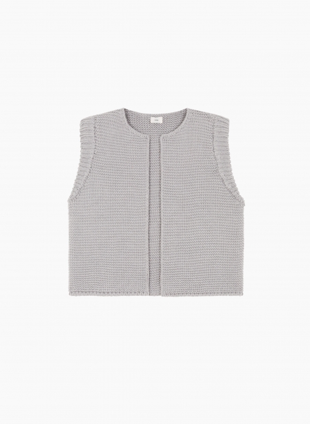 LEGRINGOU sleeveless knitted cardigan  - 36