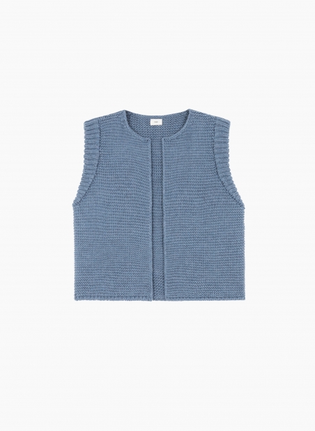 LEGRINGOU sleeveless knitted cardigan  - 37