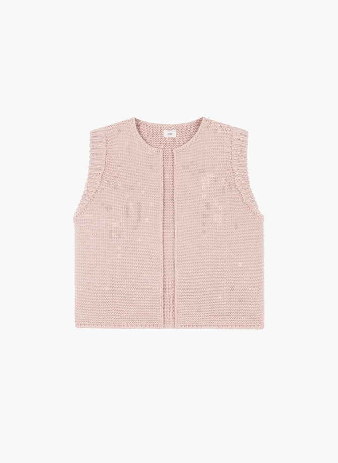 LEGRINGOU sleeveless knitted cardigan  - 39