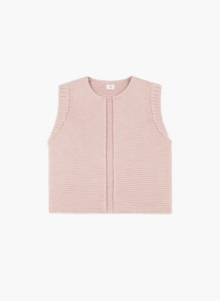 LEGRINGOU sleeveless knitted cardigan  - 39