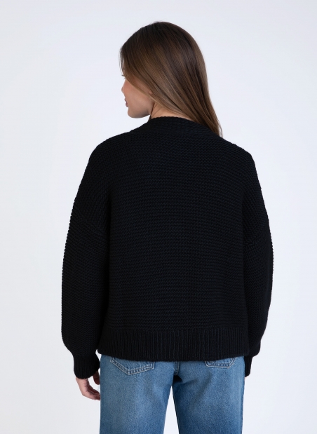 CARDIGAN EN MAILLE BOUTONNE LEFLEURY  - 10