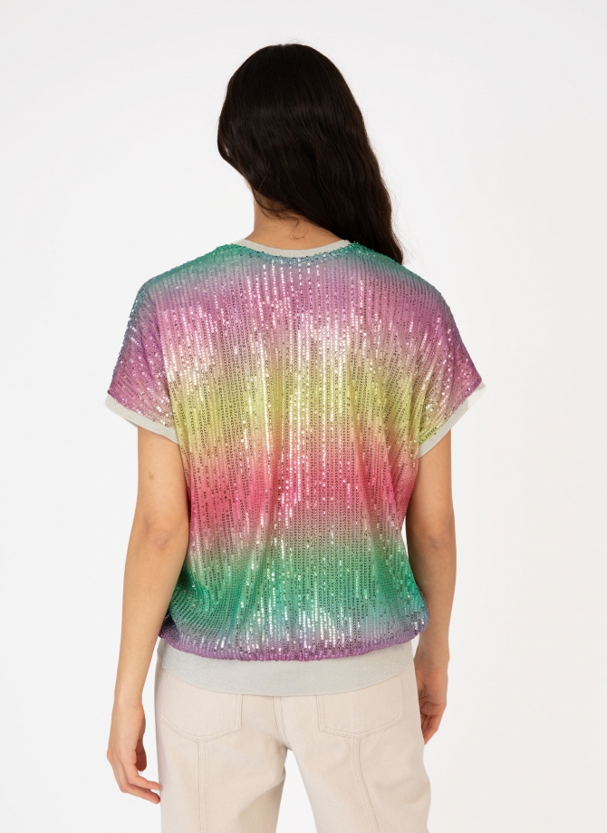 ABILA TIE-DYE SEQUI TOP  - 3