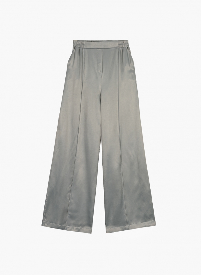 PANTALON EN SATIN PRISME  - 7