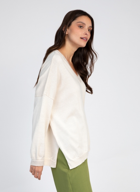 PONCHO STYLE SWEATER LEMOON  - 7