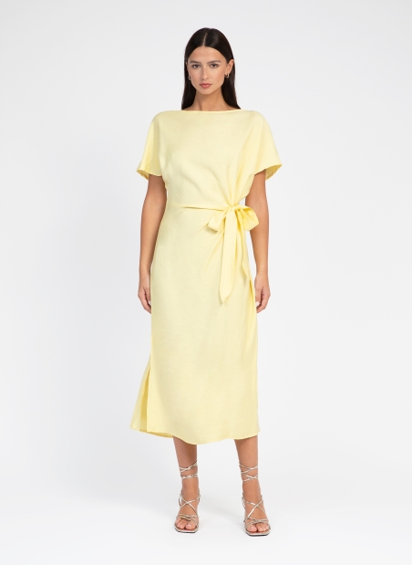 Robe midi nouée MELO