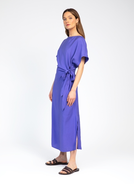 Robe midi nouée MELO