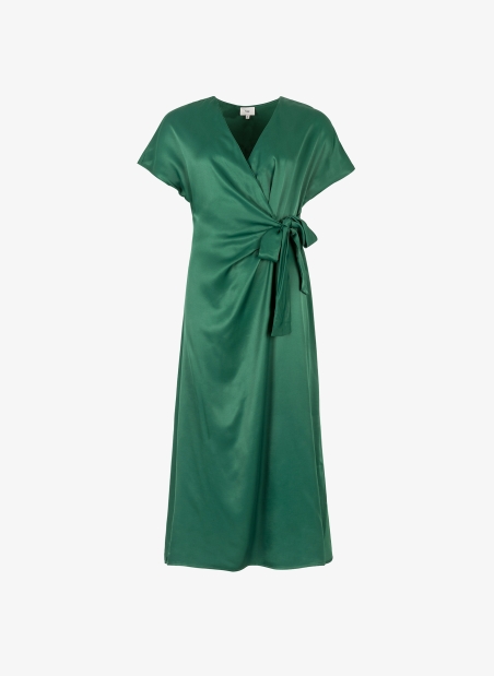 Wrap V-neck dress MITCH