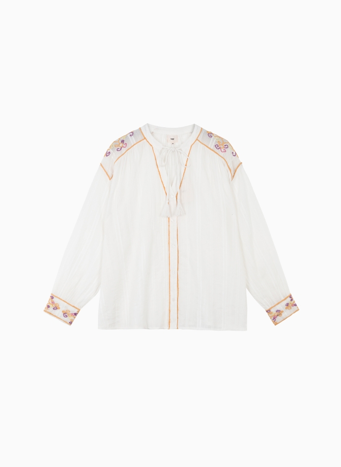 Bohemian embroidered blouse SOLITA
